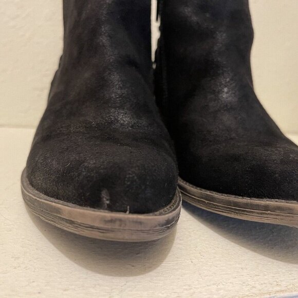 Volatile Womens Almond Toe Ankle Boots & Booties, Black & Blue, Size 8 - Picture 8 of 9